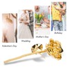 Long Stem Rose Gifts Dipped 24K Real Artificial Flower with