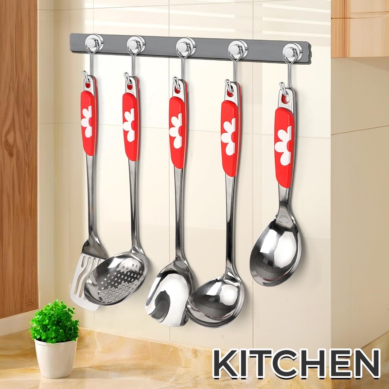Magnetic Hook with Magnet, Stainless Steel, Vertical Load Capacity: 22.0