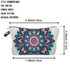 Livel lhood Floral Mandala Makeup Bag Cute Small Organizer Zipper
