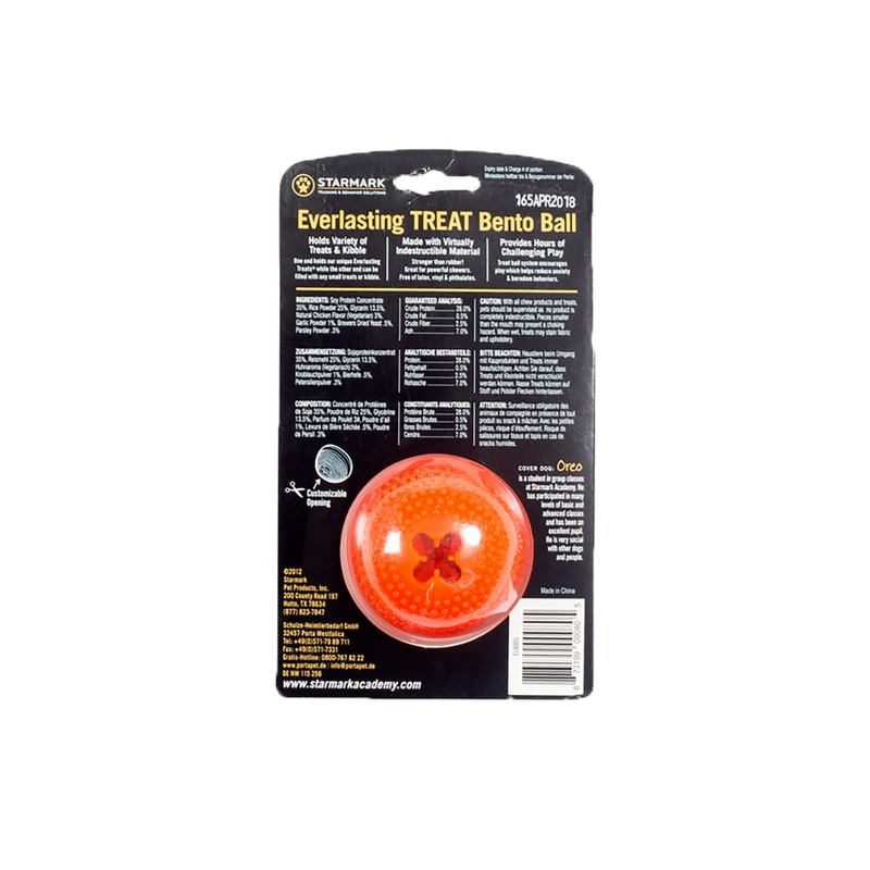 Starmark Everlasting Bento Ball for Dogs, Small