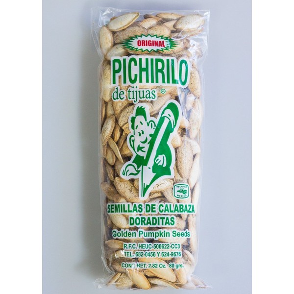 Pichirilo de Tijuas - Semillas de Calabaza - Pumpkin Seeds IMPORTED (2.82oz bag)