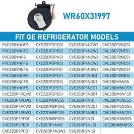 WR60X31997 Refrigerator Ice Box Fan Motor Assembly for GE