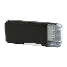 Sonic FD-8445-D Pencil Check, Double-sided Brush, Double Sheet Reinforcement, Uka Suppo, Black