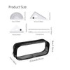 HiChange Clear Pencil Case (Black with Ruler Set)