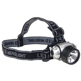 Rothco Black Nine Bulb LED Headlamp