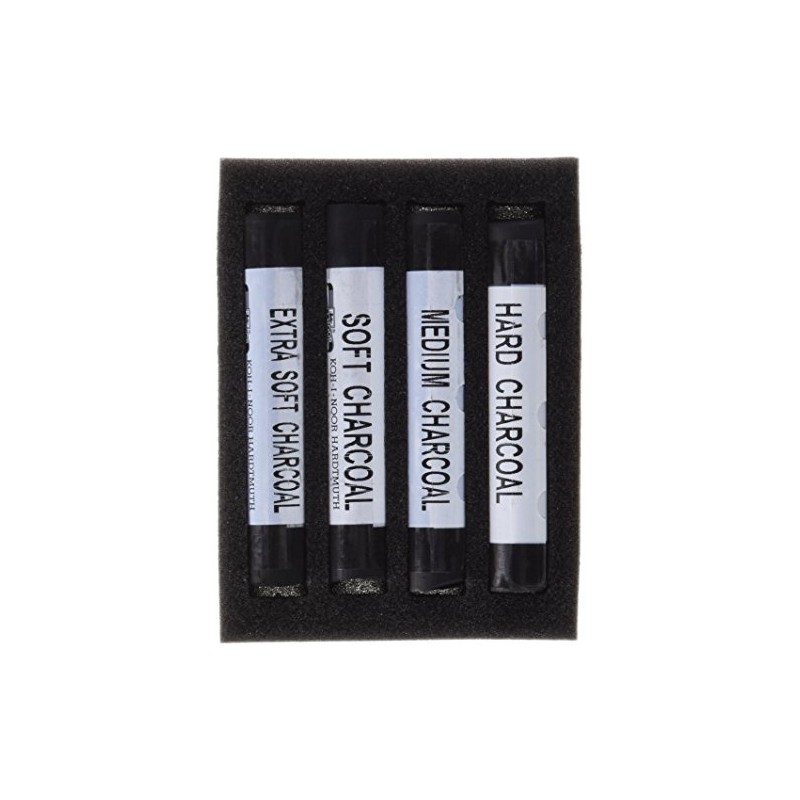 KOH-I-NOOR 8694004001KZ Artificial Extra Charcoal (Set of 4)