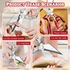 Multifunctional Heavy-Duty Kitchen Shears, High-Carbon Steel Culinary Shears, Heavy Duty