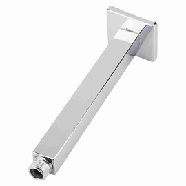 Shower Arm Wall Square Stainless Steel Top Straight Shower Extension Arms Pipe for Bathroom Ceiling Shower Head Accessories (20cm)
