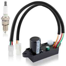 GoaMotors TJ113-2009-1 Generator Ignition Ignitor Module Upgraded BR7ES Spark Plug Compatible with Predator Compatible with Harbor Freight 3500 Inverter Generator