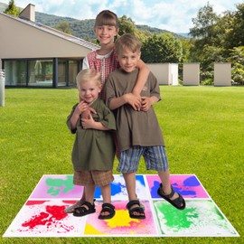 SYshangaya Liquid Lava Tiles for Kids： 11.8x11.8 in Educational Play Mat with Non-Slip Base Develop Motor Skills & Creativity for Children 3-12 Years（6PTFG3