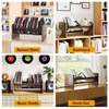 5Rcom Record Player Stand with Vinyl Storage Shelf, Wooden Record
