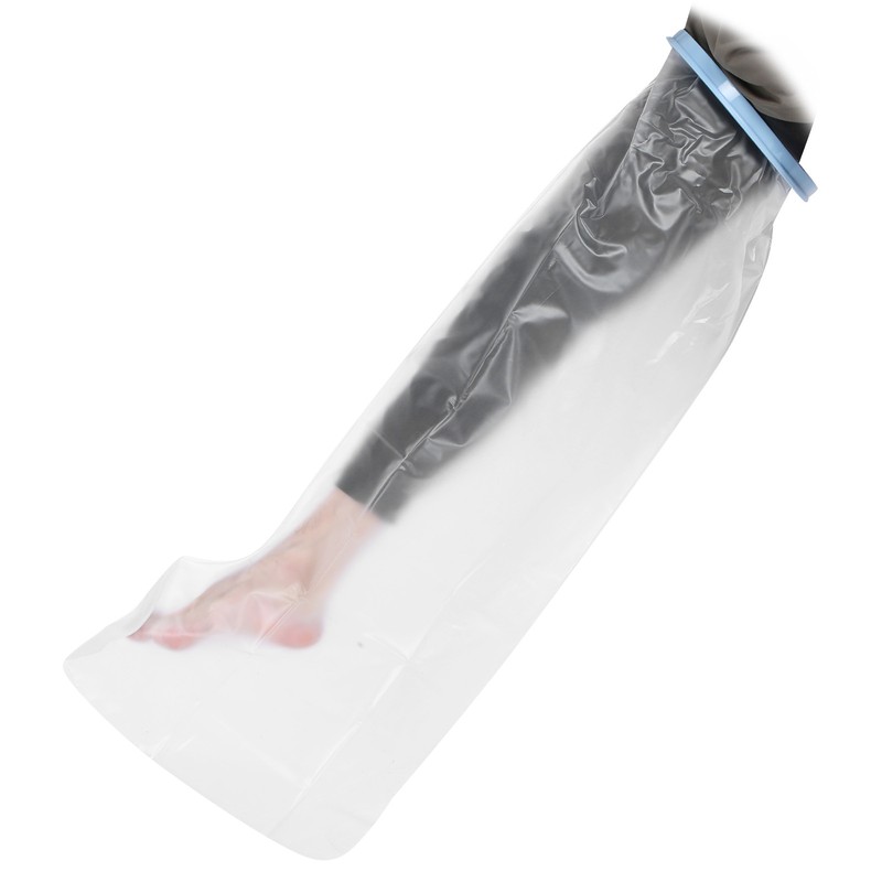 Adult Waterproof Leg Cast Cover Wound Fracture Bandage Dressing Protector