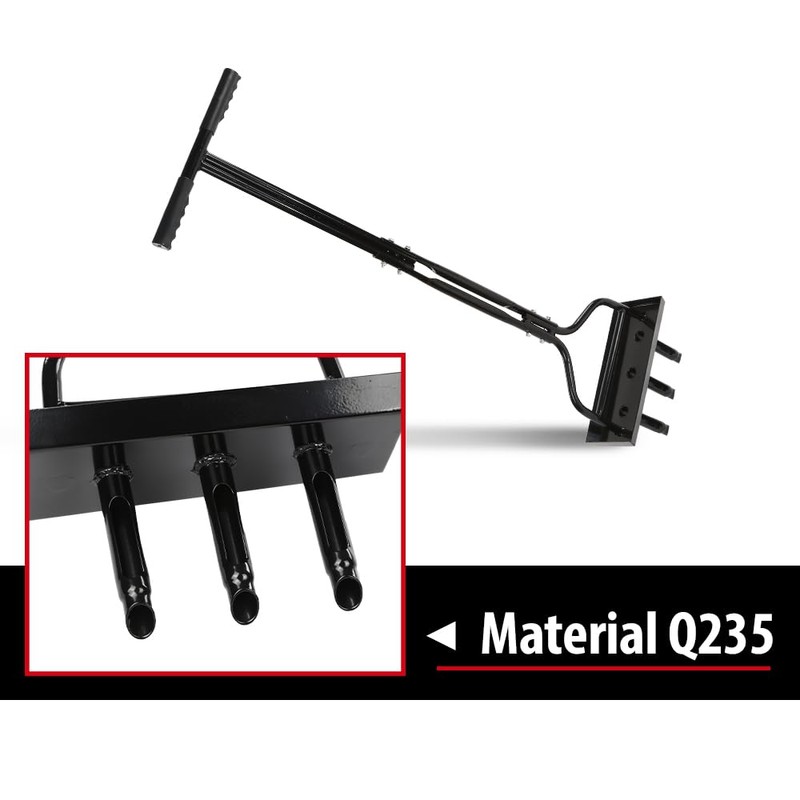 DOTCOM Lawn Aerator Coring Garden Tool with Soil Core Storage