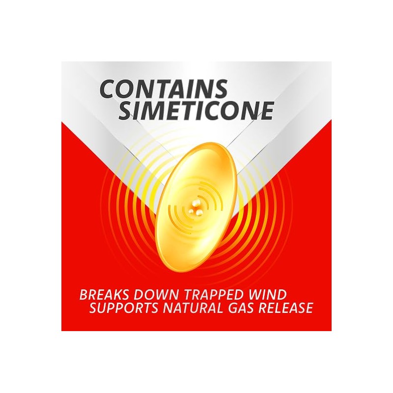 Rennie Wind Relief Pro, Effective Relief from Flatulence and Gas-Related