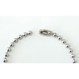 Nissa Chain P-1886 Brass Connector for Ball Chain Diameter 0.12 inch (3.0 mm), Pack of 30