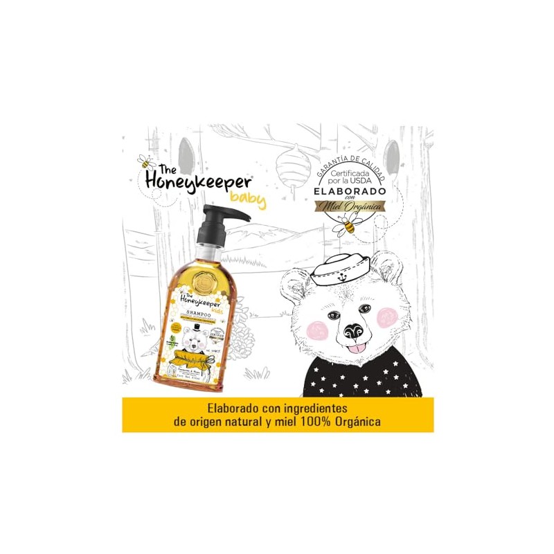 The Honeykeeper Shampoo 3en1 Little Chamomile Mxcam 414ml