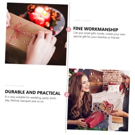 Baluue Stylish Pink Gift Packing Box with Bow-knot Creative Paper Present Case for Weddings and Parties Durable Storage for Gifts and Favors