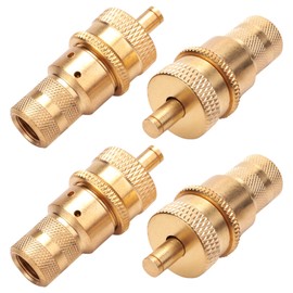 Ocnvlia 4Pcs Offroad Brass Tire Venting Machine s Kit Automatic 6-30Psi Tyre Tire Pressure Relief Valve Deflators Bleeder Valve