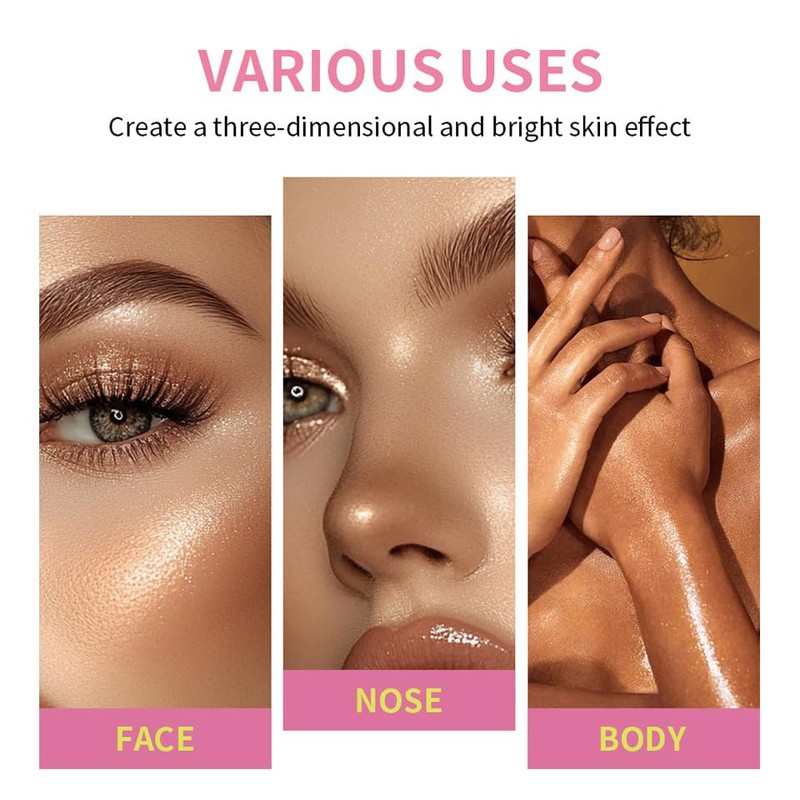 Cream Highlighter for Face Body