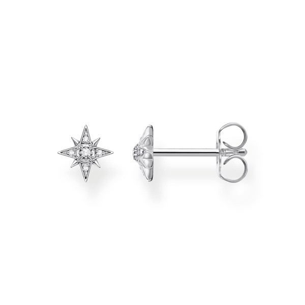 Thomas Sabo Single Stud Earrings Star 925 Sterling Silver H2144,