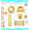 POZA Inflatable Gold Full House Bundle - Premium Luxurious Sparkle