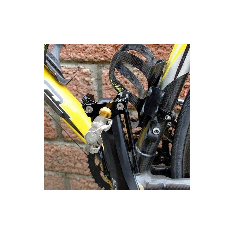 Gearoop Bicycle CoolStand Alloy Adjustable Side Stick 33-39 mm, Silver,