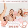 Wenqik 30 Sets Quinceanera Party Favors for Guests Rose Design