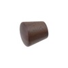 Savagrow 10PCS 0.87" × 0.87" Cabinet Walnut Handles, Cambered Surface