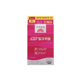 Korea Eundan Pure Milk Thistle 500mg 60 capsules mjc / 고려은단 퓨어 밀크씨슬 500mg 60캡슐mjc