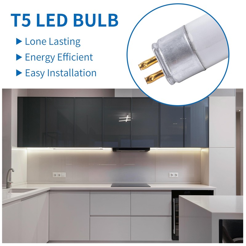 Wesome Lighting 12 Inch F8T5/DL LED Replacement Bulbs, 6500K Daylight,