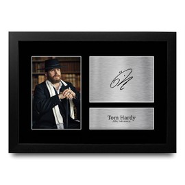HWC Trading FR A4 Tom Hardy Peaky Blinders Alfie Solomons Gifts Printed Signed Autograph Picture for TV Show Fans - A4 Framed