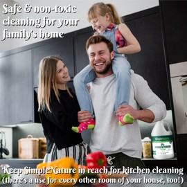 SimpleNature 6% Food Grade Hydrogen Peroxide Solution - 4 Gallons - Natural Multipurpose Cleaner - Made in USA - Ideal for Commercial, Residential, Kitchen, Bath, Laundry, and More - Ecofriendly