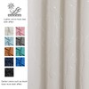 SMILE WEAVER Cream Blackout Curtains 84 Inches Long for Living