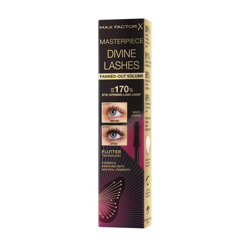Max Factor Divine Lashes Mascara Rich Black 001, Ultimate Volume,