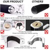 Tevlaphee Steering Wheel Lock For Cars,Wheel Lock,Vehicle Anti-Theft Lock,Adjustable Length