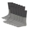 Rocky Calcetines térmicos para hombre, Gris (paquete de 6), Large