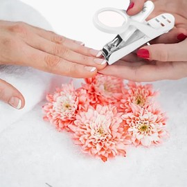 Magnifyer Glass Nail Clipper - Traveling Pocket Toe Nail Cutter - Nail Cutting Clippers, Nail Trim Fingernail Styling Tools, Portable Stainless Steel Nail Trimmer for Seniors