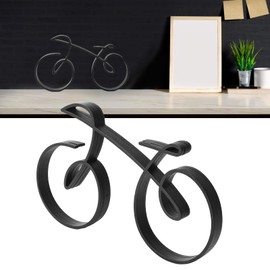 Minimalist Bicycle Art Sculpture, Elegant Wire Made Wheel Sculpture for Cyclists, Home & Garden Decoration, Memorable Gift for Bike Lovers