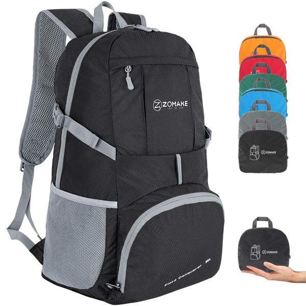 ZOMAKE Hiking Backpack 35L Lightweight Backpack Water Resistant Packable Backpack Travel Daypack for Women Men