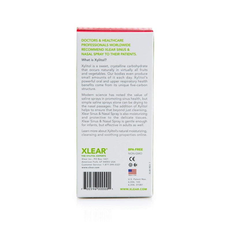 Xlear Natural Xylitol Nasal Spray, Regular and Max Bundle, Stronger,