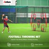 ZELUS 8 x 8ft Football Throwing Net, Quarterback Training Equipment