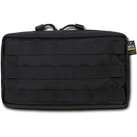 Rapdom Tactical 10.6 Utility Pouch (Horizontal), Black, 6x10x3