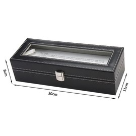 pont du monde Watch Storage Box, Watch Storage Case, Box, Collection Case, Unisex (6 Pieces)