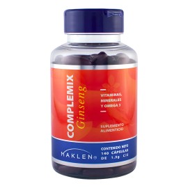Ginseng Vitaminas, Minerales + Omega 3 | 140 Capsulas Maklen
