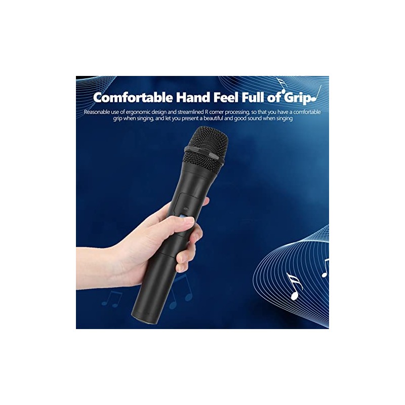 fasient1 V16U Universal Wireless Microphone, 2 in 1 USB VHF