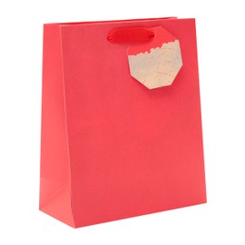 UK Greetings Medium Gift Bag for Him/Her/Friend - For Birthdays, Valentine's Day & Other Events - Red Design