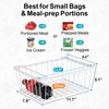iSPECLE Chest Freezer Organizer Bins - 8 Pack Stackable Freezer