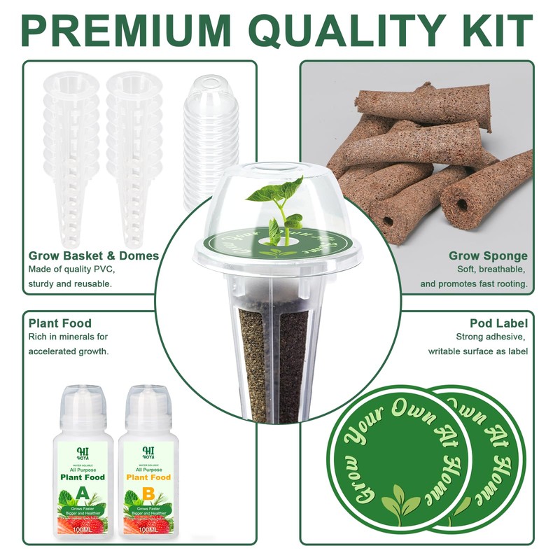 14 POD Pepper Seed Pod Kit, with Serrano, Cayenne, Jalapeño,