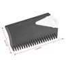 HilBeliFU 2Pcs Surfboard Wax Comb, PVC Surfboard Wax Scraper with