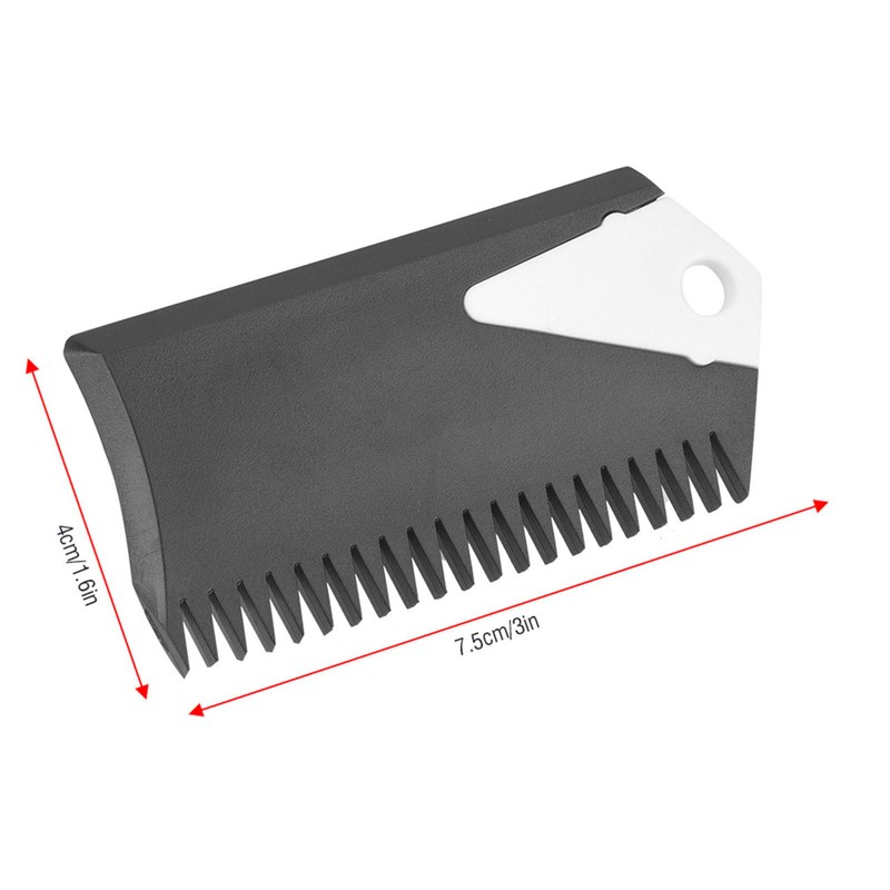 HilBeliFU 2Pcs Surfboard Wax Comb, PVC Surfboard Wax Scraper with